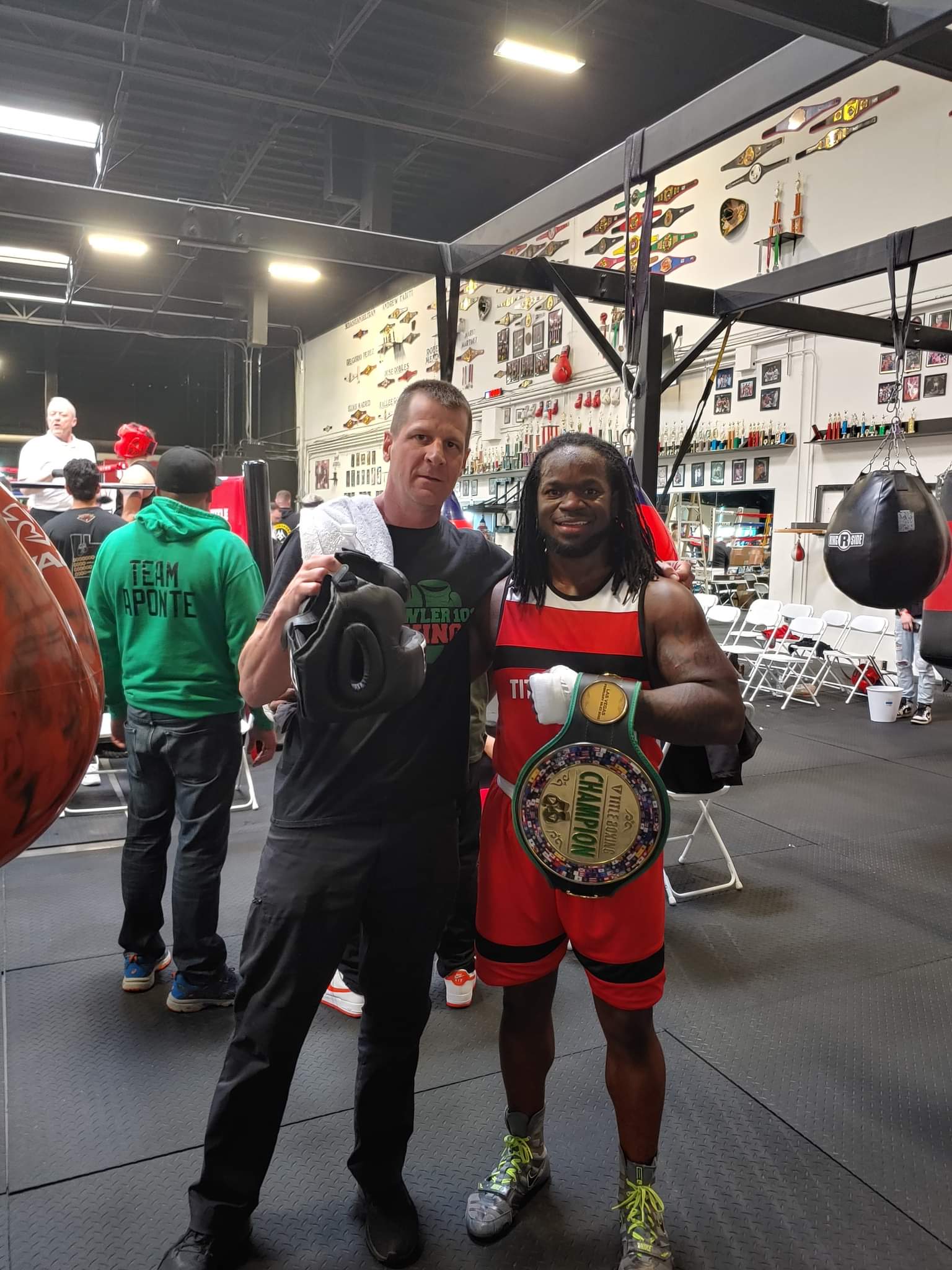 Gym equipment and training area